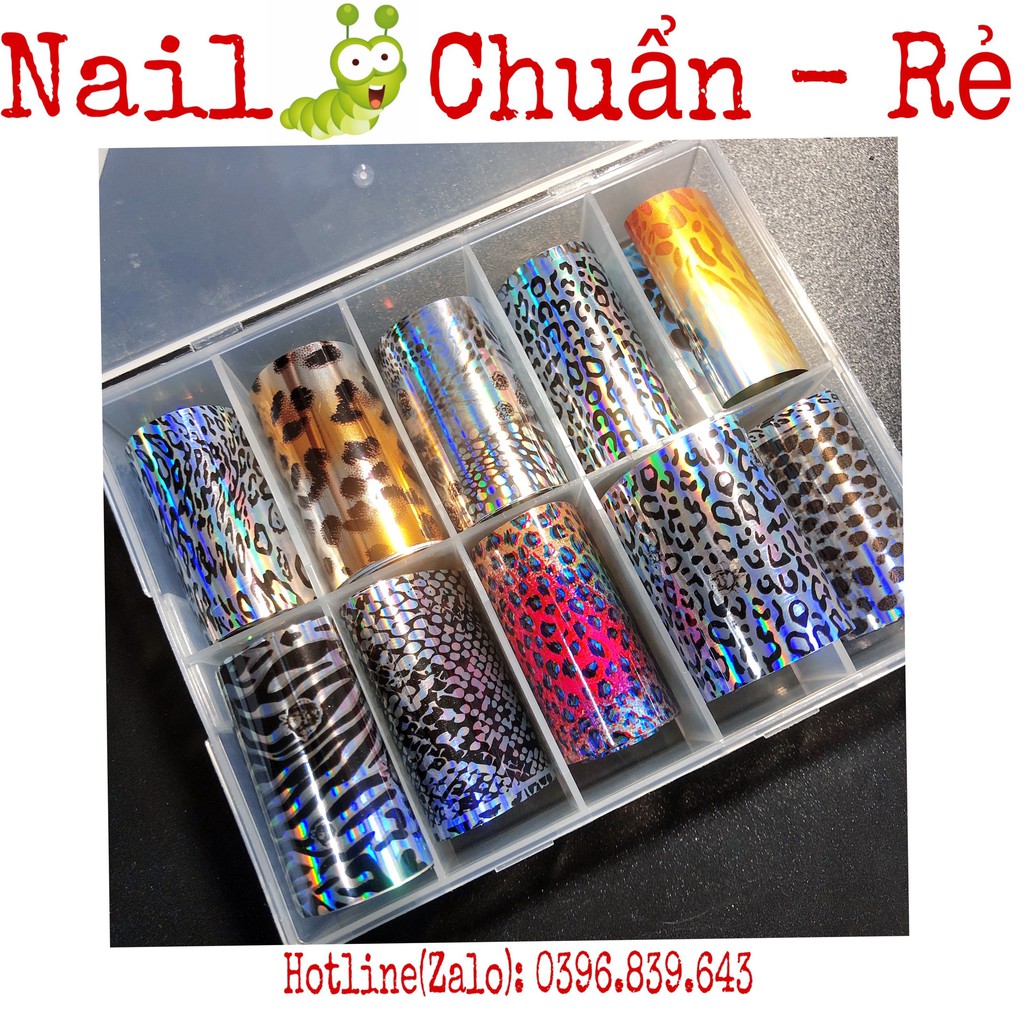 FOIL HỘP 10 CUỘN - TRANG TRÍ MÓNG