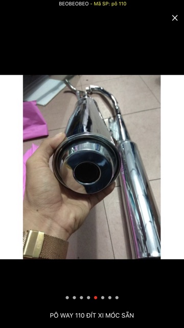 Pô way 110 êm đít đen