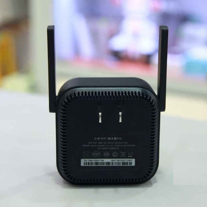 Kích sóng wifi xiaomi 2 râu repeater pr-Mở rộng vùng phủ sóng đến hơn 20m, thiết kế nhỏ gọn-Bảo hành 12 tháng