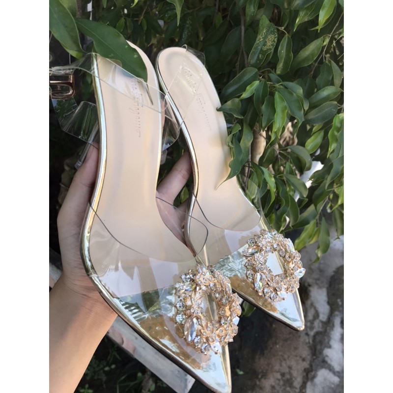 Cao gót đính đá sang chảnh có hình thật | BigBuy360 - bigbuy360.vn