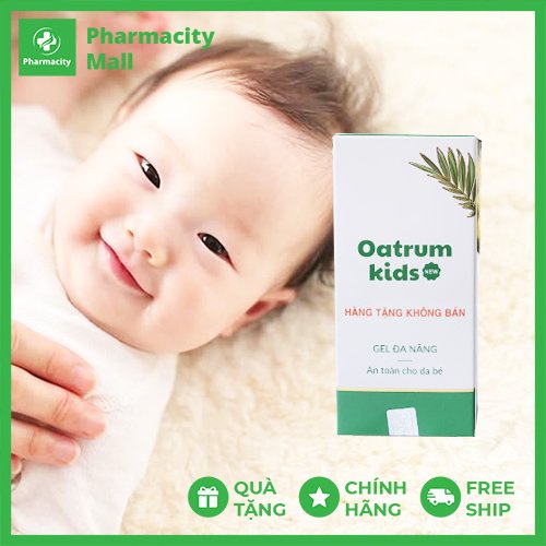 Gel đa năng bôi da bé Oatrum Kids New - Hết trầy xước, rách da, bỏng, hăm da, muỗi côn trùng đốt - 20g