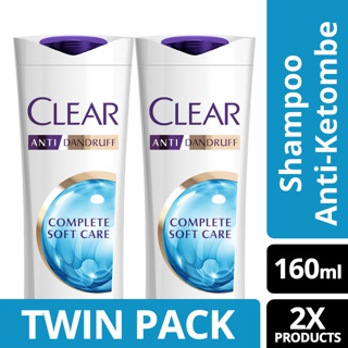 Clear Shampo Complete Soft Care 160ML – TwinPack