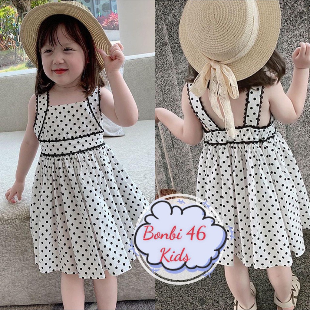 [ Siêu Hot] Đầm Bé Gái Đẹp Vải Đũi Tơ Cho Bé Gái Vải Mềm Mát Size (8-20kg) BB46
