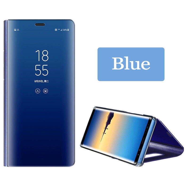 Bao da điện thoại tráng gương thời trang và thông minh cho Samsung J3 Pro/ J5 Pro/ J7 Pro