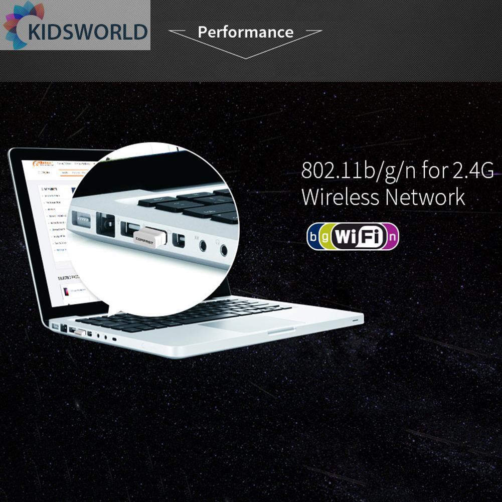 Thiết Bị Thu Sóng Wifi Comfast Cf-wu810n Usb 2.0 Wifi 150mbps 2.4ghz