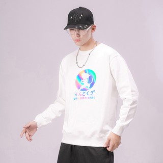 Áo nỉ phản quang 💚freeship💚 áo nỉ hình cỏ 3 lá lucky phản quang as46
