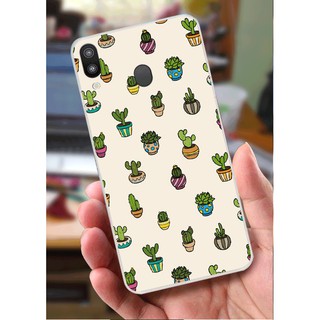 Ốp Lưng Samsung M20 (Dẻo) - Xương Rồng Đẹp