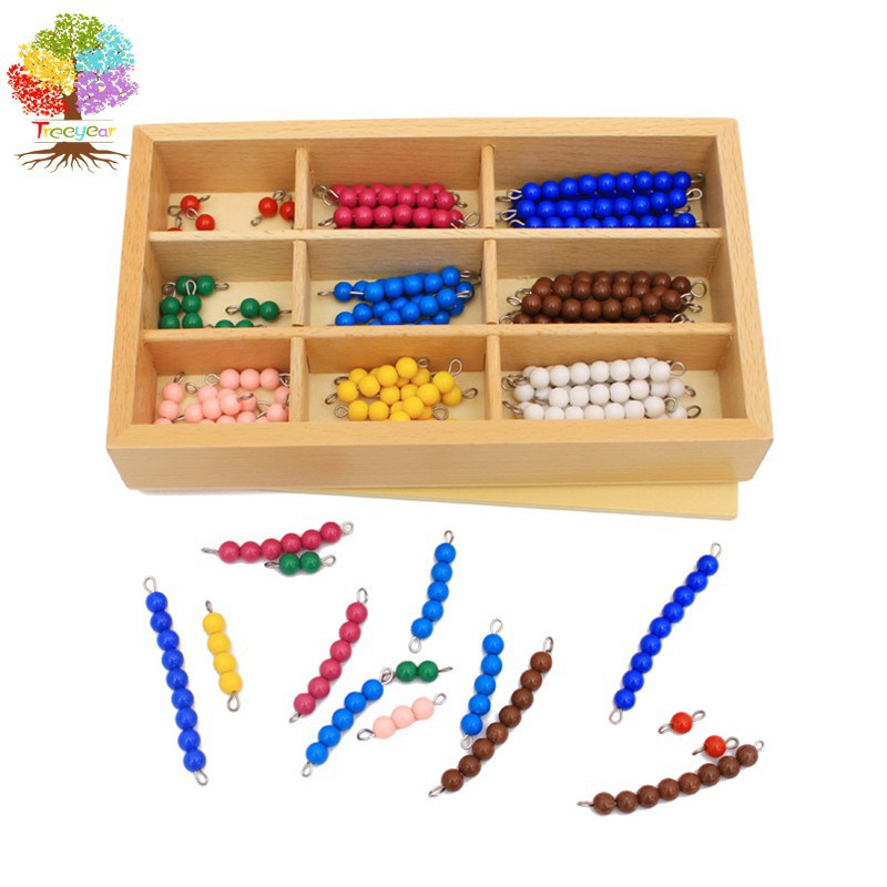 Đồ chơi trẻ em Montessori Checker đầy màu sắc Board Hạt Đồ chơi toán học Giáo dục mầm non Đào tạo mầm non Đồ chơi học tập