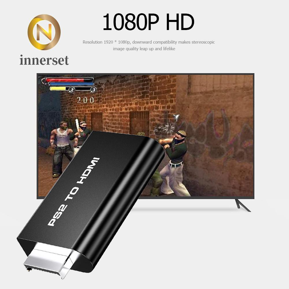 Bộ Chuyển Đổi Ps2 Sang Hdmi Với Đầu Ra Âm Thanh 3.5mm Cho Hdtv / Pc