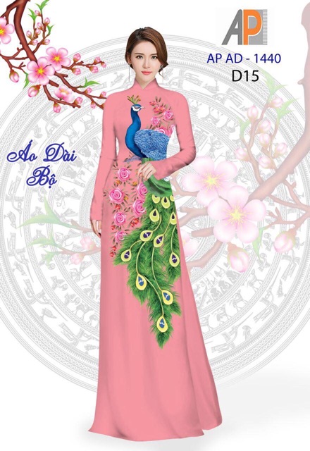 Vải áo dài con công