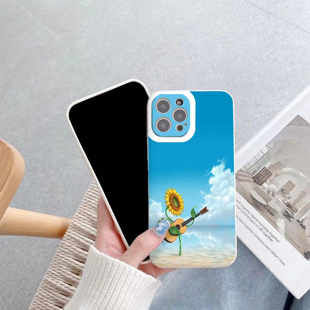 Ốp lưng iphone hoa hướng dương viền vuông chống sốc ốp điên thoại iphone13/12/11pro/promax/x/xr/xs/xsmax/6/6s/7/8