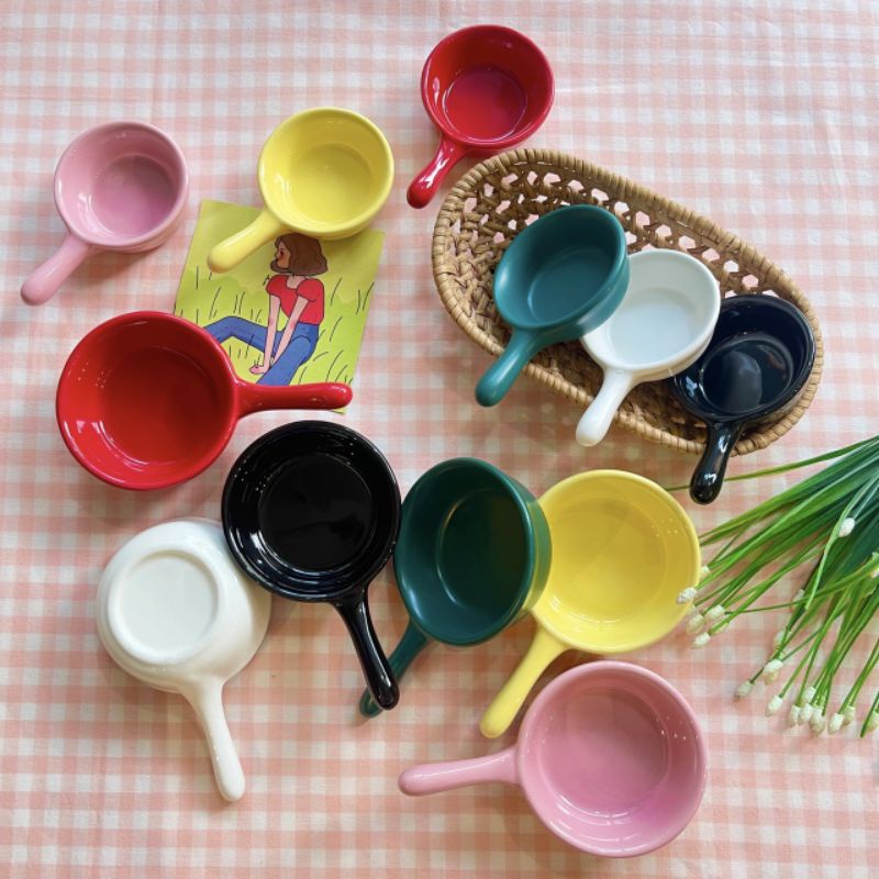 Chảo chấm mini đựng gia vị, mắm, ăn dặm