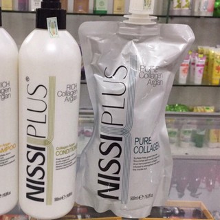 Mặt Nạ Hấp Siêu Phục Hồi Nissi Plus Collagen 500ml