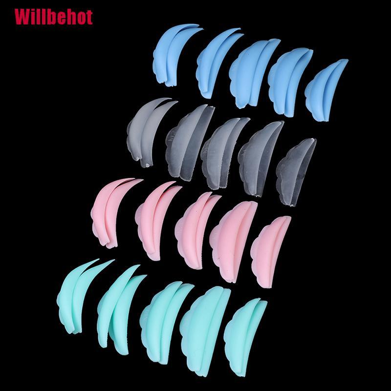 Bộ 10 Miếng Đệm silicone Hỗ Trợ Nối Mi Tiện Lợi