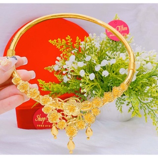 Kiềng hoa cưới cô dâu cao cấp mẫu mới cực đẹp cực sang mẫu tiệm vàng