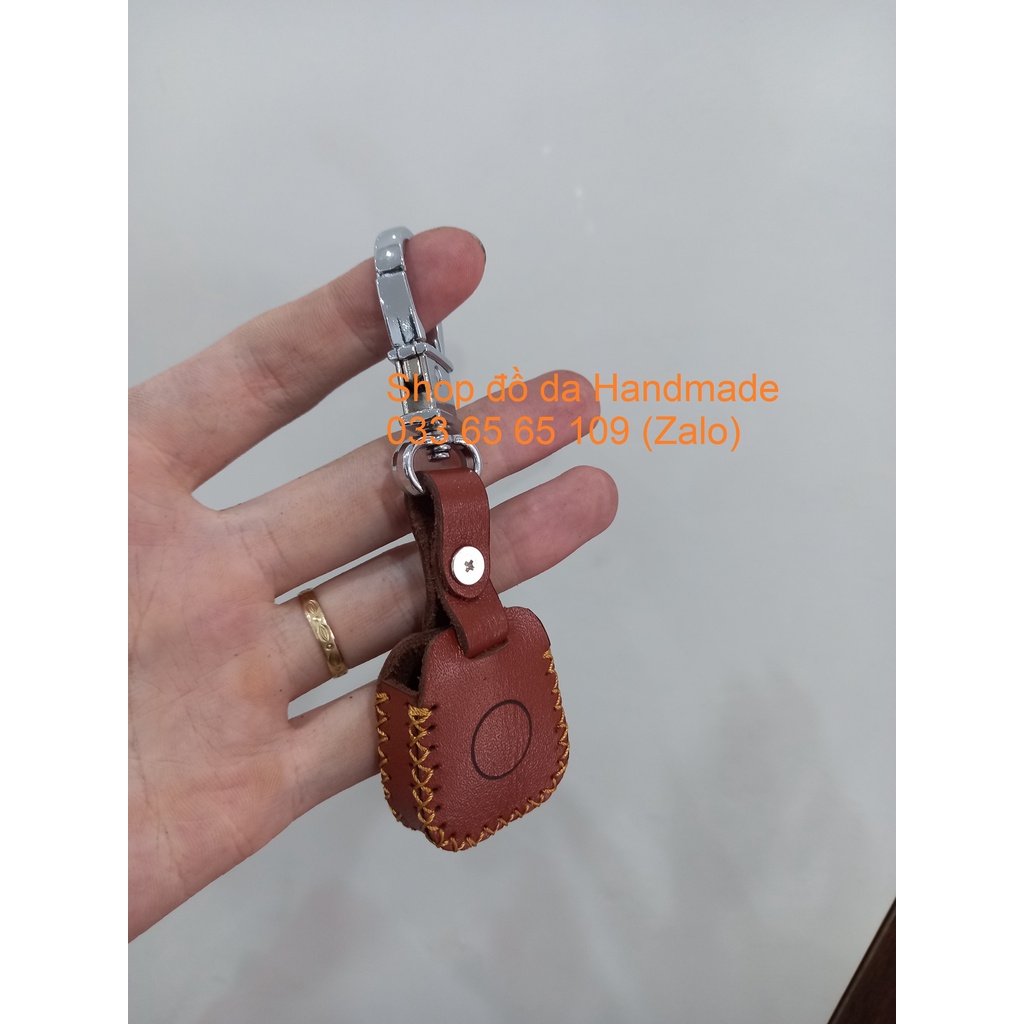 [Zinger] Bao da chìa khóa xe mitsubishi zinger bằng da bò, kèm tặng móc khóa