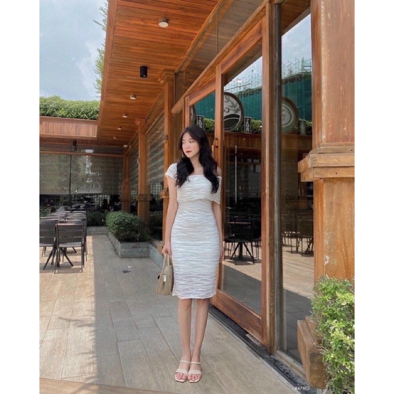 ĐẦM MIDI LƯỢN SÓNG VAI KIỂU