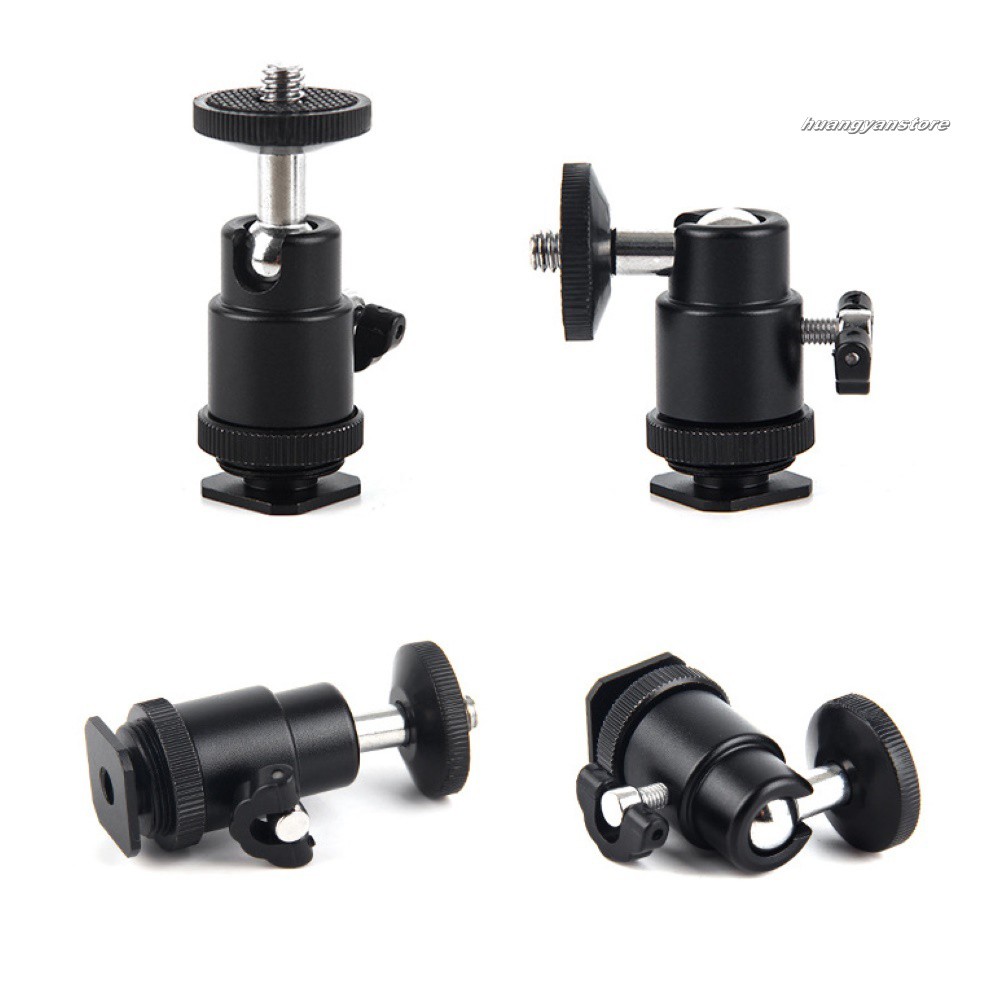 Giá Đỡ Máy Ảnh Xoay 360 Độ 1 / 4 Inch Cho Tripod Dslr