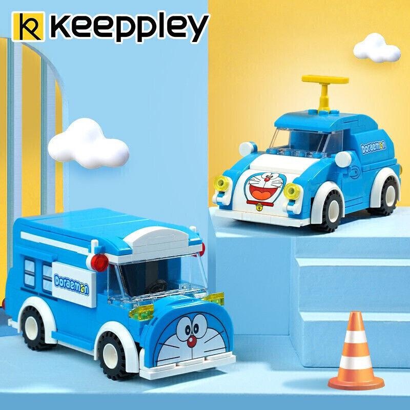 Đồ chơi Doraemon Xe buýt  Bọ cánh cứng đồ chơi khối xây dựng Tương thích với đồ chơi LEGO Đồ chơi trẻ em  Quà tặng