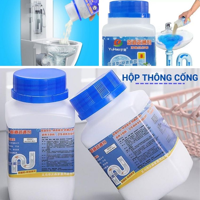 Hộp Thông Cống Thông Bồn Cầu Chống Tắc Nghẽn Rửa Sạch Thức Ăn Thừa Tiêu Diệt Vi Khuẩn Hạn Chế Mùi Hôi Siêu Nhanh Angola