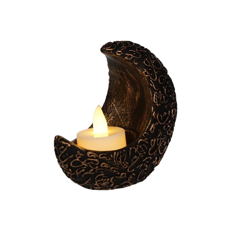 Giá Đỡ Nến Đèn LED Hình Mặt Trăng