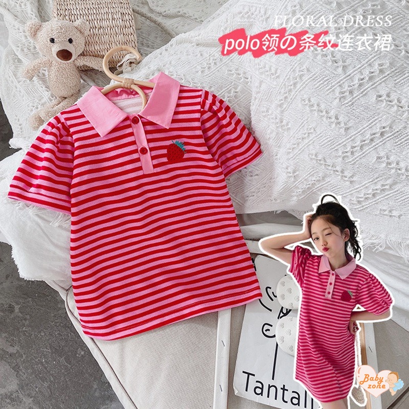 Đầm Xòe Hàn Quốc Dễ Thương Cho Bé Gái 1-7 Tuổi