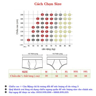 Combo 05 Quần lót nam Body
