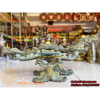 Gậy như ý cửu long giả cổ bằng đồng phong thủy - vật phẩm phong thủy