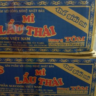 Mì lẩu thái tôm thùng 30 gói