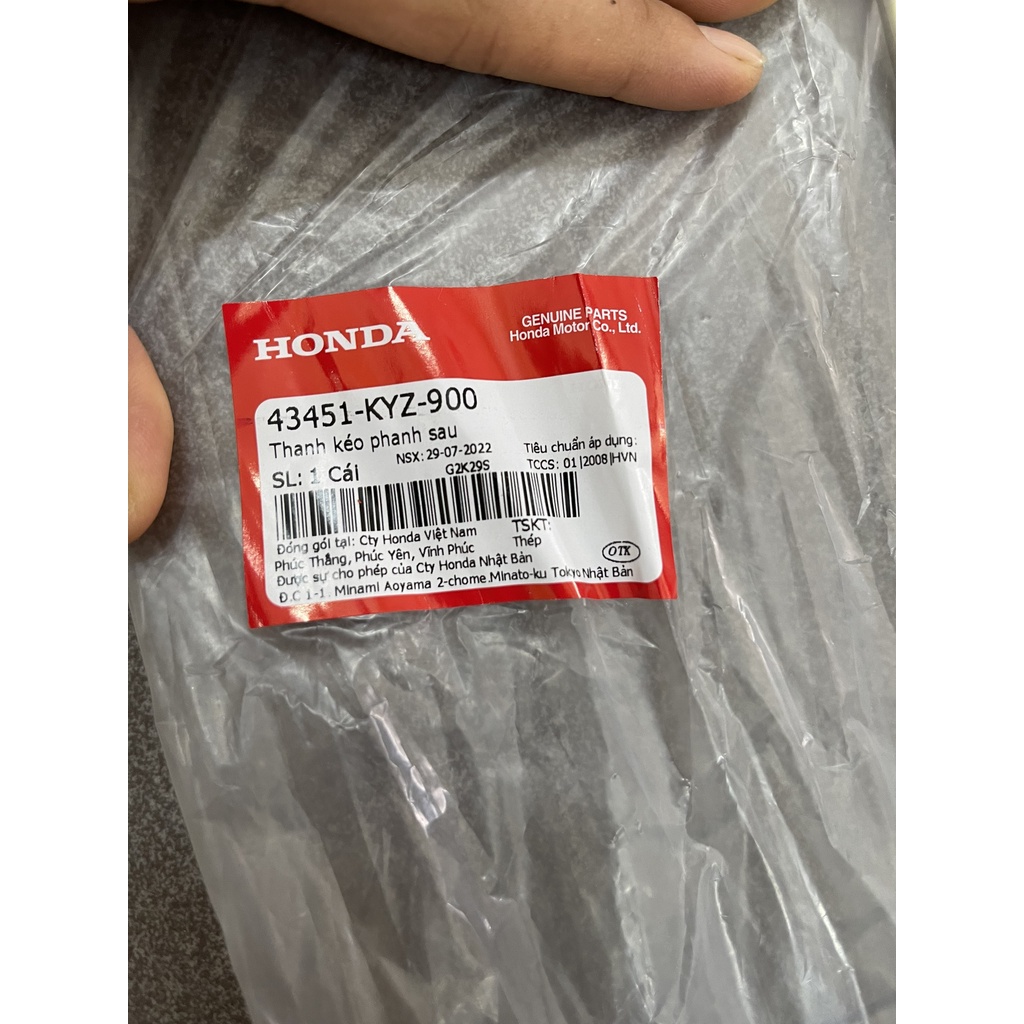 Đũa thắng xe future mập 125 Future led 125 hàng chính hãng 43451KYZ900