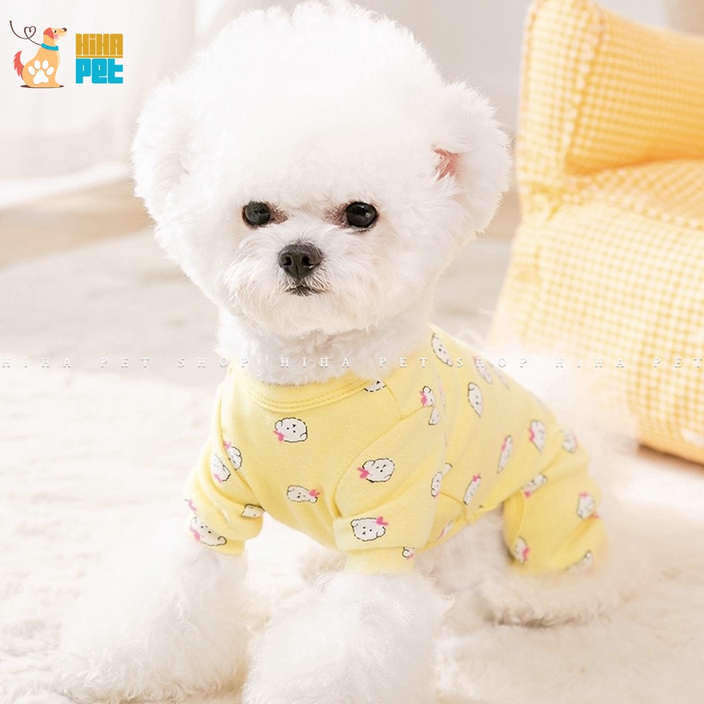 Quần Áo Cho Chó Mèo Quần Áo 4 Chân Thú Cưng Hình Gấu Vải Cao Cấp Hihapet.