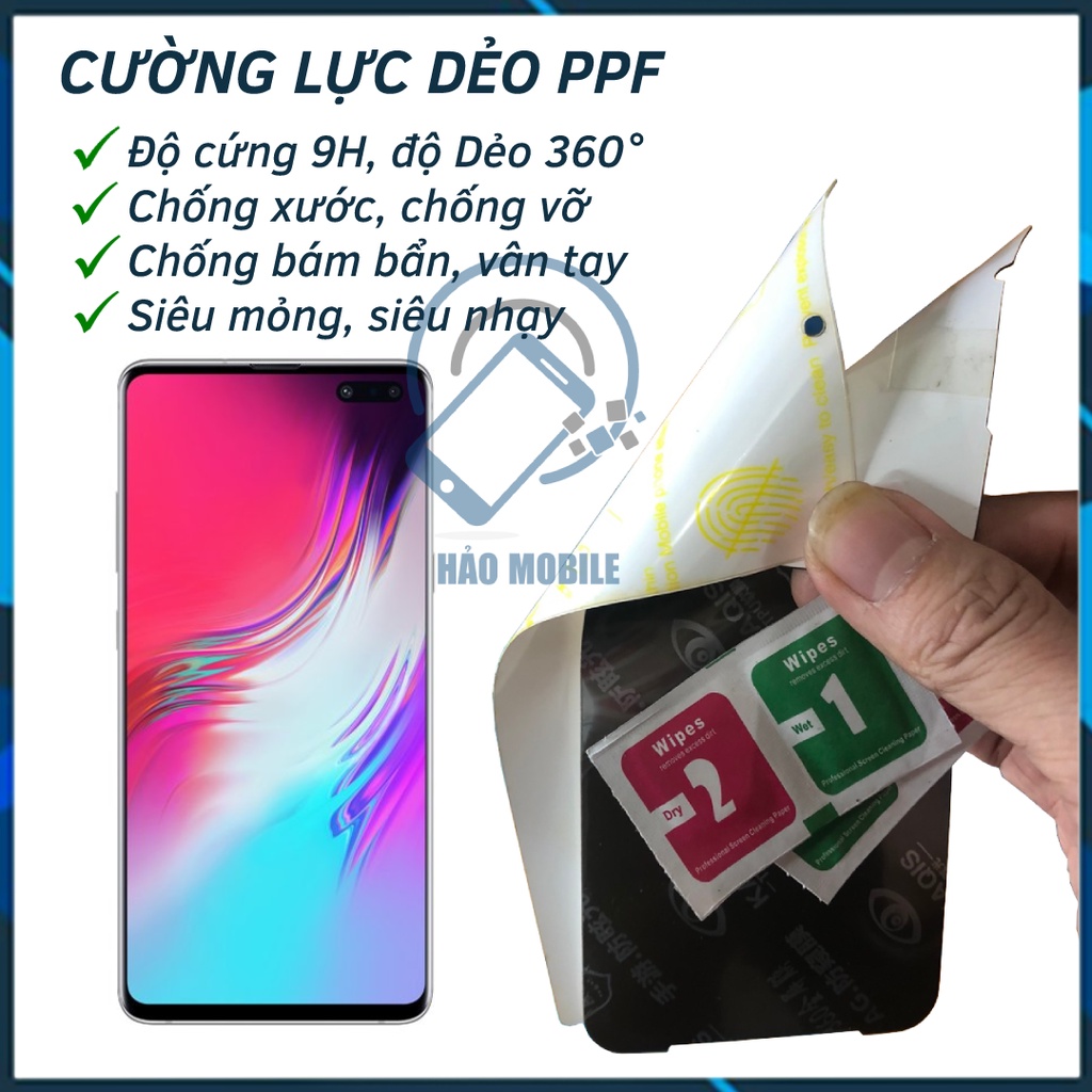 Dán dẻo PPF Samsung S10, S10 5G - trong suốt và chống nhìn trộm