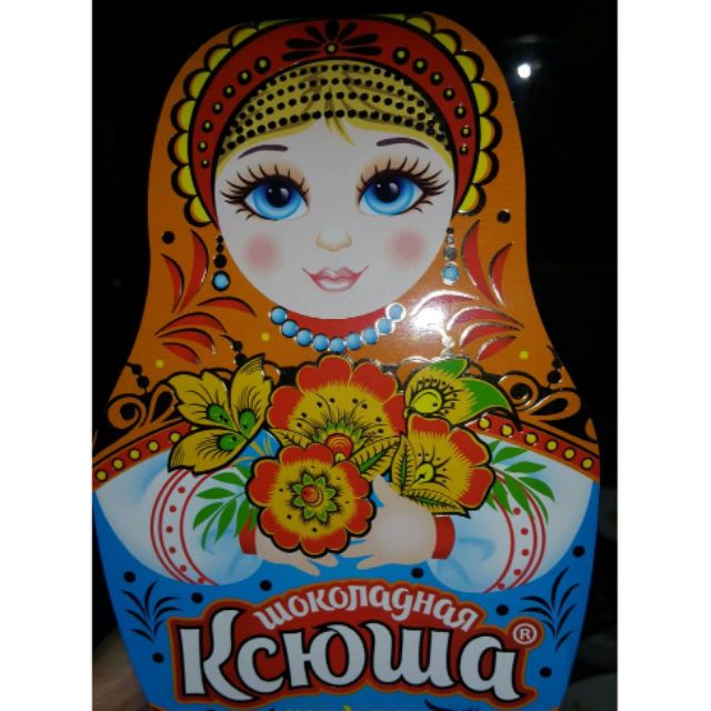 Kẹo sô cô la Nga hình búp bê Matryoshka