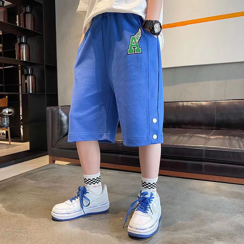 Quần Short Cotton Ống Rộng Thời Trang Mùa Hè Dành Cho Bé Trai