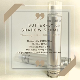 Gôm Xịt Tóc Butterfly Shadow 320ml