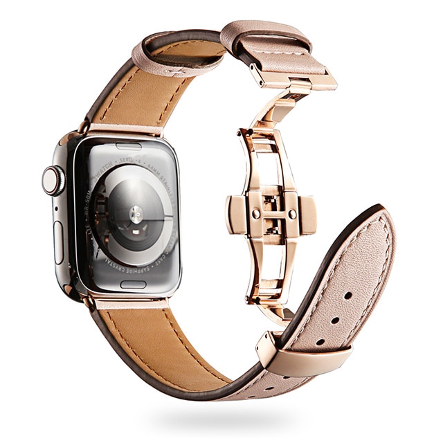 Dây đeo bằng da cho đồng hồ thông minh Apple Watch Series 8ultra 7 6 5 4 3 2 1 42mm 44mm 45mm 49mm