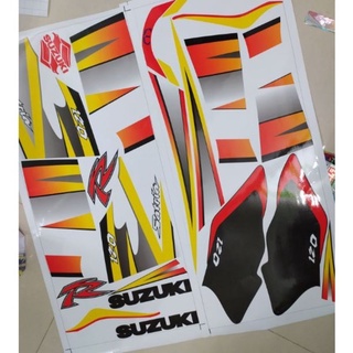 Tem Rời Suzuki Satria 2000 Trắng Đỏ