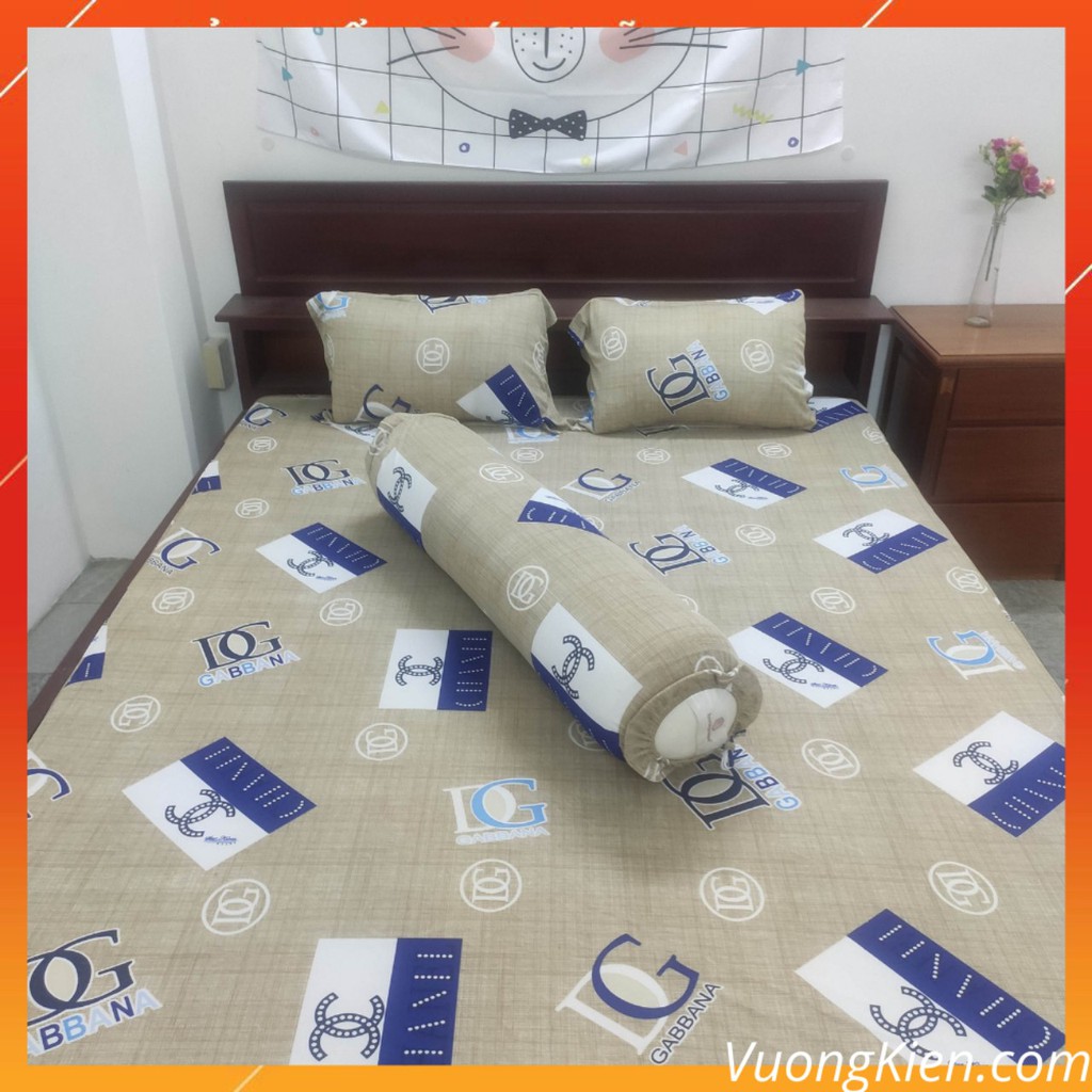 Ga thun Drap thun Hàn Quốc đủ kích thước từ 1m đến 1m8 x 2m, bộ 4 món hoặc drap lẻ không vỏ gối 021