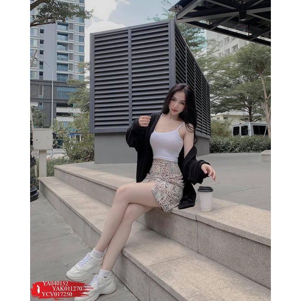 Áo Hai Dây Croptop Cơ Bản - Áo 2 Dây Thun Lụa