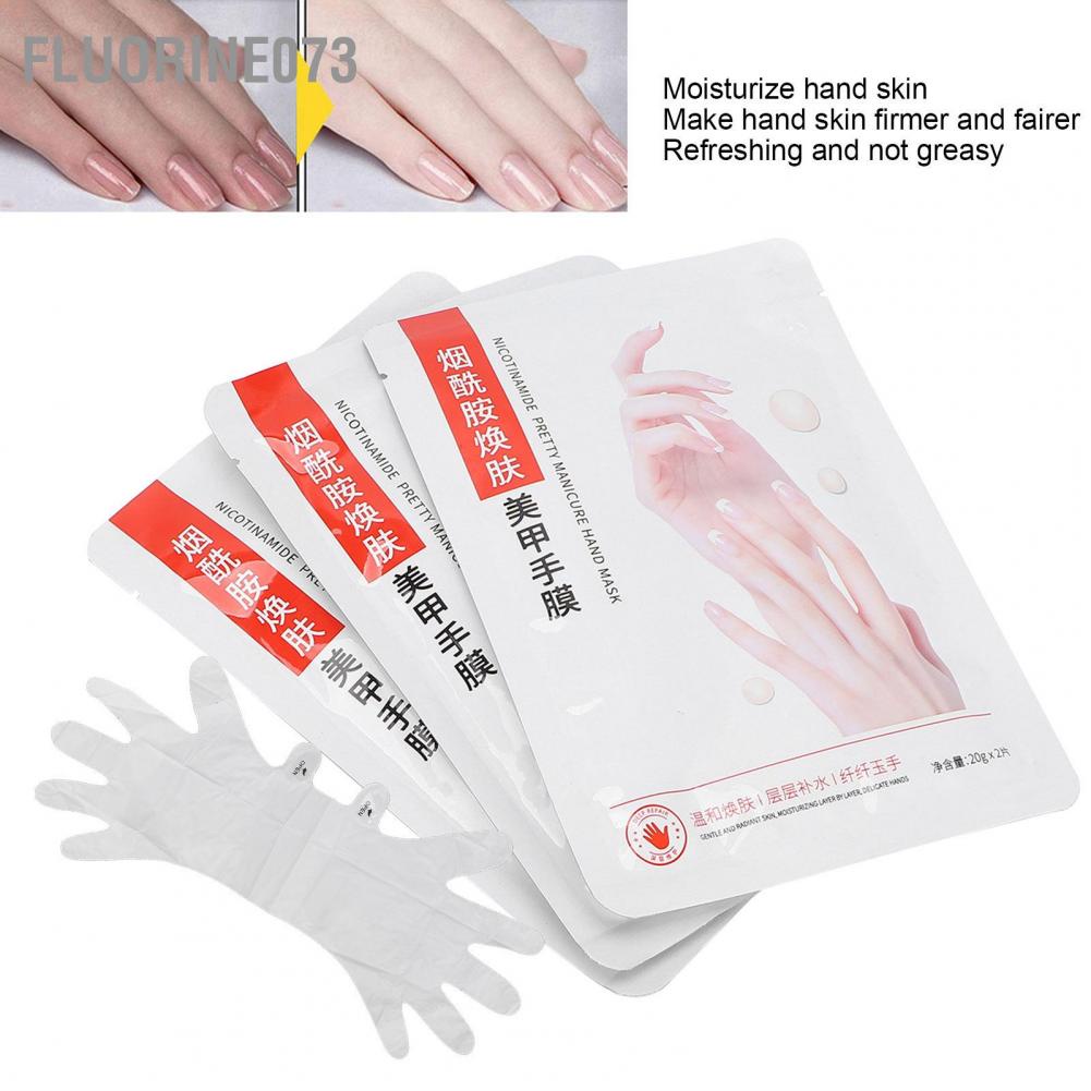 [Hàng mới về] 2x 3 Mặt nạ găng tay lột loại bỏ da chết dưỡng ẩm thành phần hữu cơ