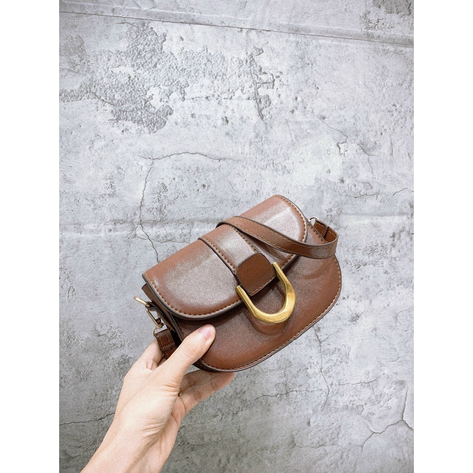 Túi xách nữ bầu đeo chéo 3 màu đẹp Hot Trend 2022