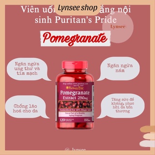 Viên uống chống nắng tinh chất lựu Puritan’s Pride Pomegranate - Lynsee Shop