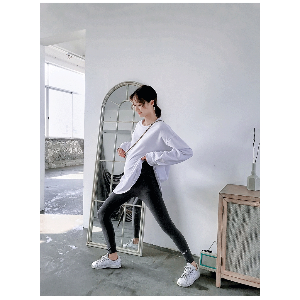 Quần legging bút chì eo co giãn phong cách năng động cho nữ | BigBuy360 - bigbuy360.vn
