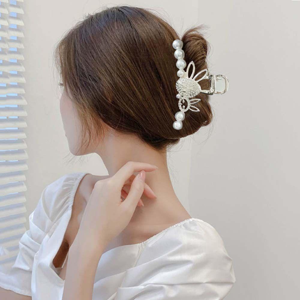 Danilo Kẹp Tóc Kim Loại Hình Thỏ Đơn Giản Sáng Tạo Cho Nữ
