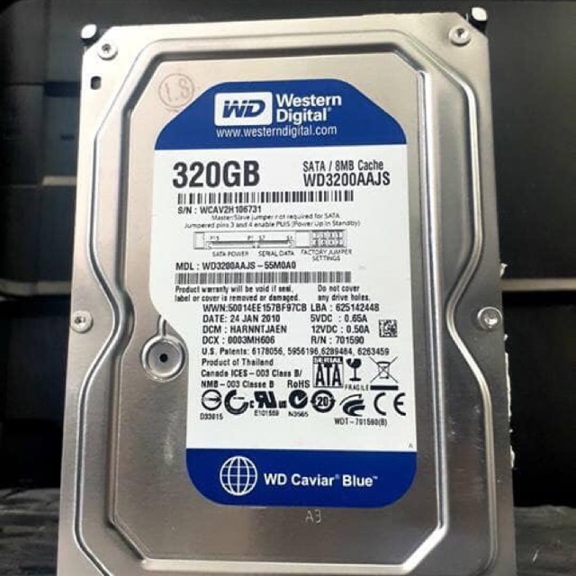 Ổ cứng 160G 250G 320G 500G 1TB sata PC