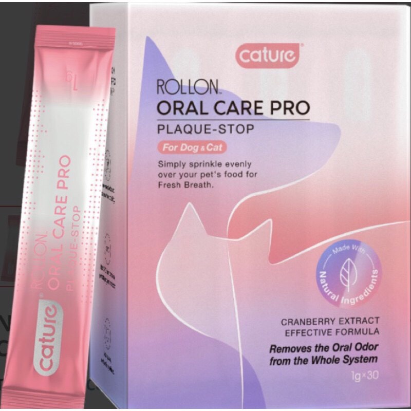 01 Thanh Lẻ] Dung Dịch Pha Nước Uống Thơm Miệng Cho Chó Mèo Cature Oral Care Pro 5ml