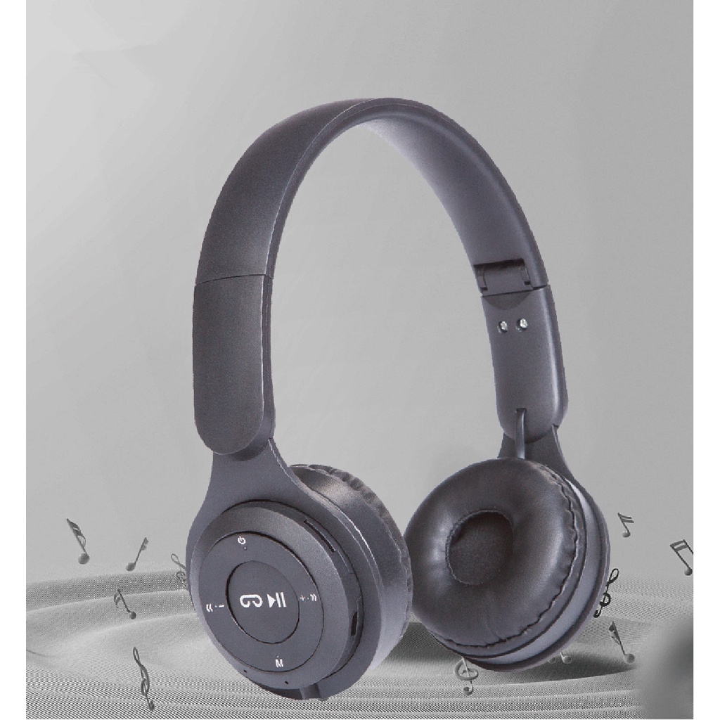 Tai Nghe Chụp Kết Nối Bluetooth 5.0 Có Micro - Thiết Kế Thể Thao Và Phụ Kiện