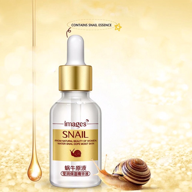 Serum dưỡng trắng mờ thâm rỗ trẻ hoá làn da giúp căng bóng tinh chất thiên nhiên ốc sên hàng nội địa Images