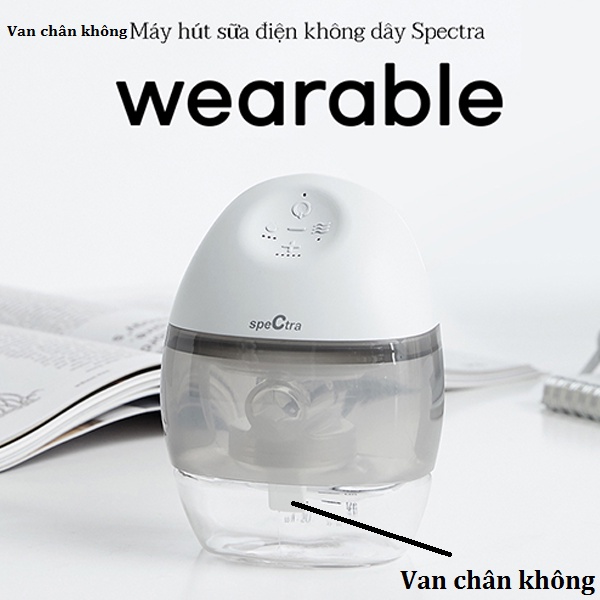 Van chân không Máy hút sữa không dây Spectra Wearable