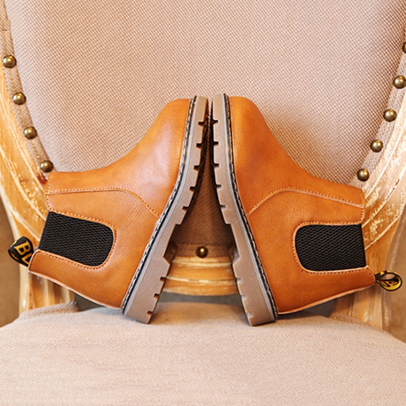 Giày bốt da pu mềm mại phong cách Hàn Quốc đáng yêu cho bé